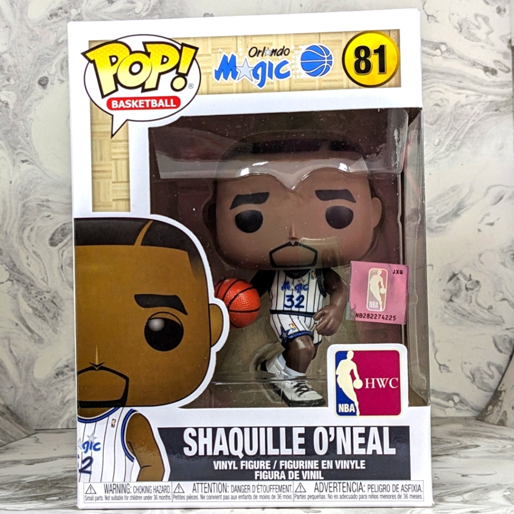 Funko Pop NBA Shaquille O'Neal Hardwood Classics 81, MIB